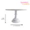 Elegant White Melamine Pedestal Cake Stand – 11.5" Wide, 8" Tall | Perfect for Parties, Cakes & Smash Cakes
